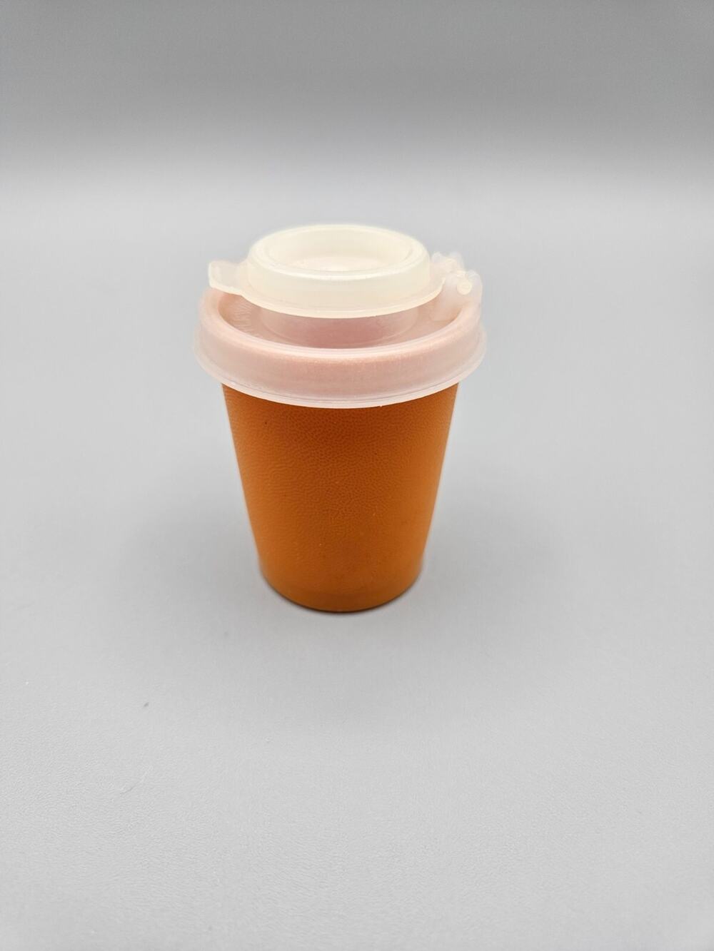 Vintage Tupperware Flip Top Midget Salt or Pepper Shaker Orange 1503-29